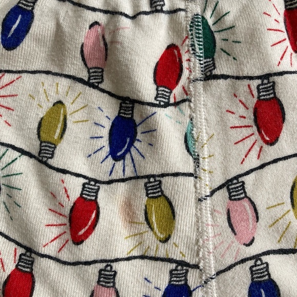 Hanna Andersson 130 8 organic cotton holiday long John pajamas set - Picture 3 of 3